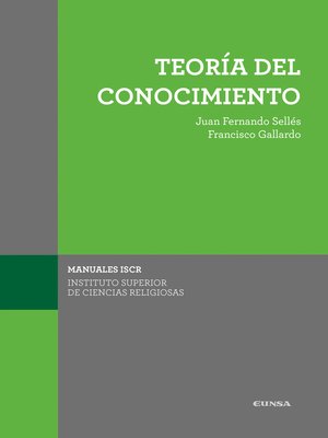 cover image of Teoría del conocimiento
